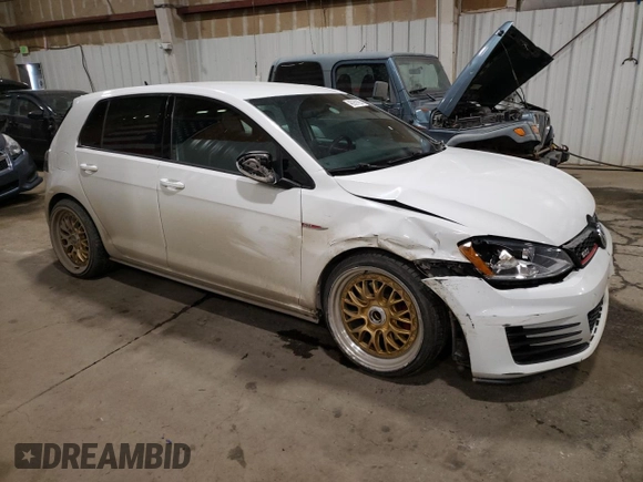 2015 Volkswagen Golf GTI SE with VIN 3VW5T7AU7FM104530, listed as a Copart auction lot 46939165 with 120,490 mi miles and Salvage Title. Bid and sale history available at carsss.com. Image 4.