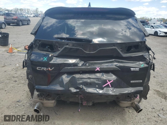 2017 Honda CR-V Touring with VIN 5J6RW1H93HL003929, listed as a Copart auction lot 53295705 with 67,097 mi miles and Salvage Title. Bid and sale history available at carsss.com. Image 6.