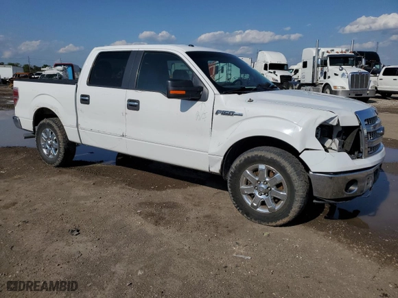 2013 Ford F-150 XL with VIN 1FTFW1CFXDKE20745, listed as a Copart auction lot 49676585 with 116,497 mi miles and Salvage Title. Bid and sale history available at carsss.com. Image 4.