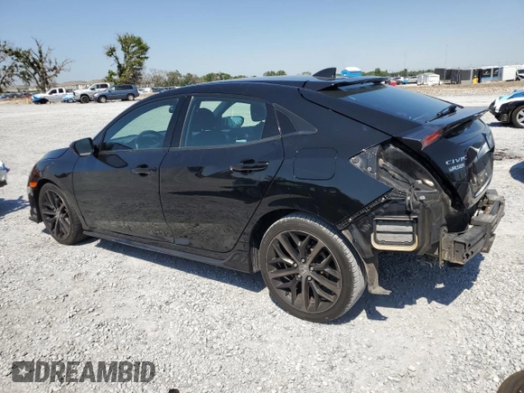 2021 Honda Civic Sport with VIN SHHFK7H4XMU217646, listed as a Copart auction lot 52574945 with 77,731 mi miles and Salvage Title. Bid and sale history available at DreamBid. Image 2.