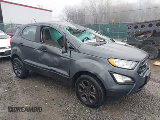 2020 Ford EcoSport S with VIN MAJ6S3FL0LC320581, listed as a IAAI auction lot 40914806 with 79,113 mi miles and . Bid and sale history available at DreamBid. Image 1.