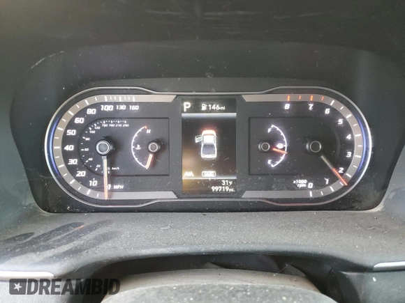 2023 Hyundai Santa Cruz SE z VIN 5NTJA4AE1PH042212, wystawiony jako Copart lot #83299794 z przebiegiem 99 719 mil mil oraz Szkoda całkowita • Salvage title. Historia ofert i sprzedaży dostępna na DreamBid. Obrazek 9.