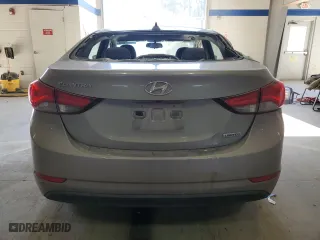 2016 Hyundai Elantra GL with VIN 5NPDH4AE2GH799014, listed as a Copart auction lot 43185425 with 176,286 mi miles and Salvage Title. Bid and sale history available at carsss.com. Image 6.