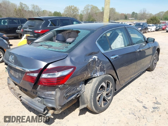 2017 Honda Accord Sedan LX with VIN 1HGCR2F32HA078464, listed as a IAAI auction lot 41914217 with 207,370 mi miles. Bid and sale history available at carsss.com. Image 4.