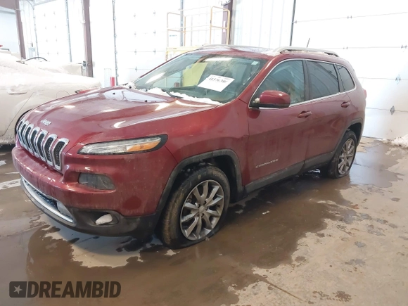 2017 Jeep Cherokee Limited z VIN 1C4PJMDB3HD216220, wystawiony jako IAAI lot #41576386 z przebiegiem 128 471 mil mil oraz . Historia ofert i sprzedaży dostępna na DreamBid. Obrazek 2.
