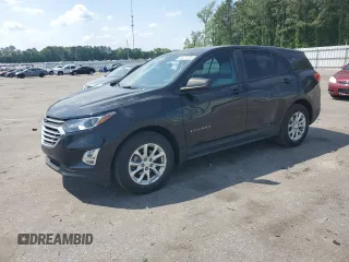 2020 Chevrolet Equinox LS z VIN 2GNAXHEV5L6281329, wystawiony jako Copart lot #54874795 z przebiegiem 63 624 mil mil oraz Szkoda całkowita • Salvage title. Historia ofert i sprzedaży dostępna na DreamBid. Obrazek 1.