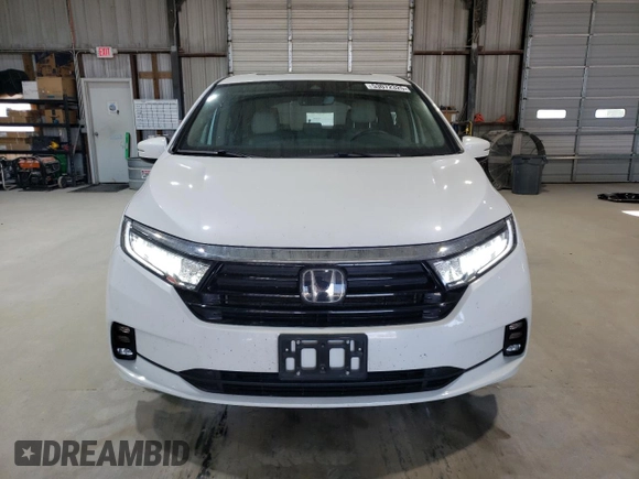 2024 Honda Odyssey EX-L with VIN 5FNRL6H68RB005052, listed as a Copart auction lot 53072325 with 34,758 mi miles and Salvage Title. Bid and sale history available at DreamBid. Image 5.