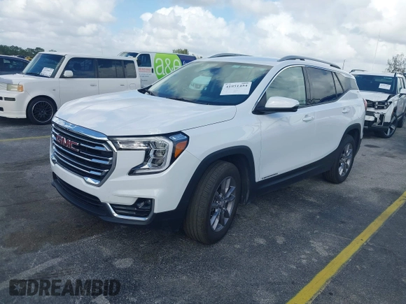 2024 GMC Terrain SLT with VIN 3GKALVEG2RL279907, listed as a IAAI auction lot 41951454 with 22,325 mi miles. Bid and sale history available at carsss.com. Image 2.