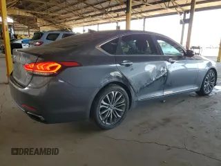 2015 Hyundai Genesis 3.8L with VIN KMHGN4JEXFU089025, listed as a Copart auction lot 55453065 with 96,134 mi miles and Clean Title. Bid and sale history available at carsss.com. Image 3.