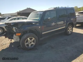 2006 Jeep Commander Limited with VIN 1J8HG58246C218993, listed as a Copart auction lot 49825435 with 214,536 mi miles and Salvage Title. Bid and sale history available at carsss.com. Image 1.