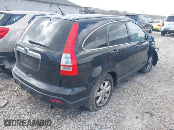 2009 Honda CR-V EX with VIN 3CZRE48559G703595, listed as a IAAI auction lot 42023697 with 250,225 mi miles. Bid and sale history available at carsss.com. Image 4.