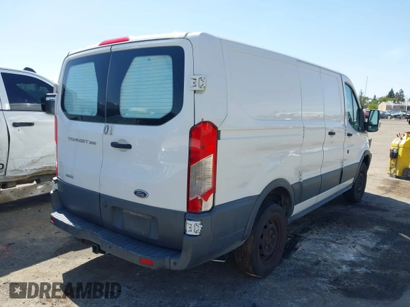 2017 Ford Transit with VIN 1FTYR1ZG3HKA19186, listed as a IAAI auction lot 41985260 with 230,932 mi miles. Bid and sale history available at carsss.com. Image 4.