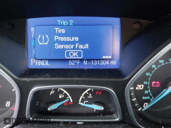 2013 Ford Focus SE with VIN 1FADP3F2XDL240898, listed as a IAAI auction lot 41975481 with 131,304 mi miles. Bid and sale history available at carsss.com. Image 7.