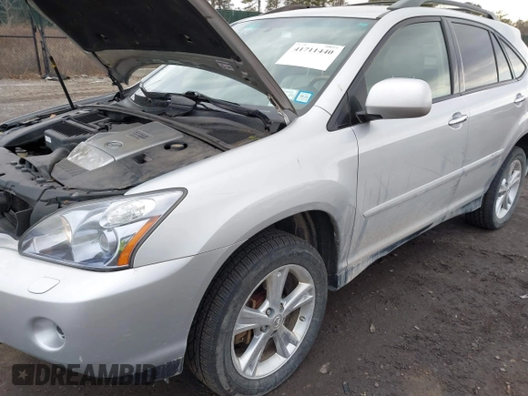 2008 Lexus RX 400h with VIN JTJHW31U782857529, listed as a IAAI auction lot 41711440 with 144,139 mi miles and . Bid and sale history available at DreamBid. Image 6.