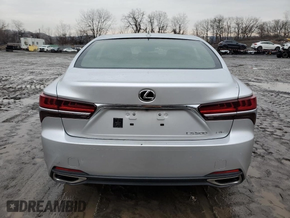 2019 Lexus LS with VIN JTHC51FF1K5007446, listed as a Copart auction lot 47107995 with 9,653 mi miles and Salvage Title. Bid and sale history available at carsss.com. Image 6.