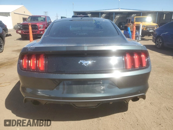 2016 Ford Mustang EcoBoost with VIN 1FA6P8TH4G5326585, listed as a Copart auction lot 53054465 with 81,623 mi miles and Salvage Title. Bid and sale history available at carsss.com. Image 6.