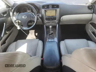 2010 Lexus IS 250 with VIN JTHCF5C23A5036807, listed as a Copart auction lot 55995765 with 134,973 mi miles and Salvage title. Bid and sale history available at DreamBid. Image 8.