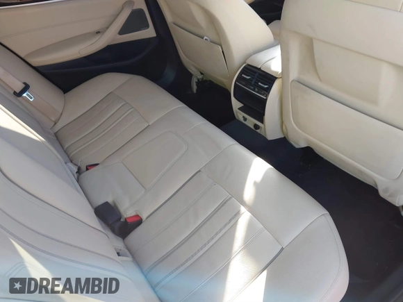 2019 BMW 5 Series 530e iPerformance with VIN WBAJA9C51KB391855, listed as a IAAI auction lot 41429622 with 47,162 mi miles. Bid and sale history available at carsss.com. Image 8.