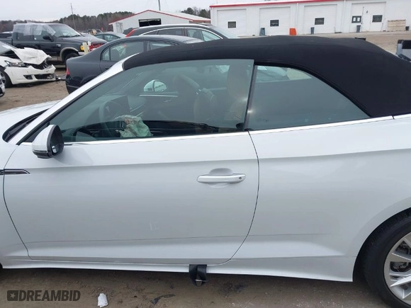 2021 Audi A5 Cabriolet Premium Plus with VIN WAUWAGF54MN004108, listed as a IAAI auction lot 41381189 with 10,988 mi miles. Bid and sale history available at carsss.com. Image 14.