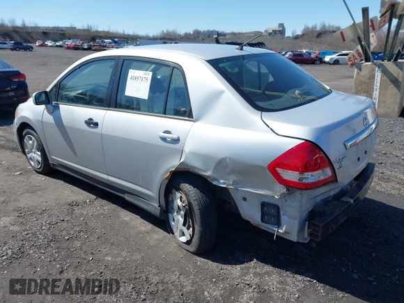 2011 Nissan Versa 1.8 S with VIN 3N1BC1AP8BL377282, listed as a IAAI auction lot 41857175 with 740,000 mi miles. Bid and sale history available at carsss.com. Image 3.