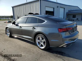 2021 Audi A5 Sportback S line Premium Plus with VIN WAUFACF5XMA025416, listed as a Copart auction lot 59940993 with 13,578 mi miles. Bid and sale history available at carsss.com. Image 2.