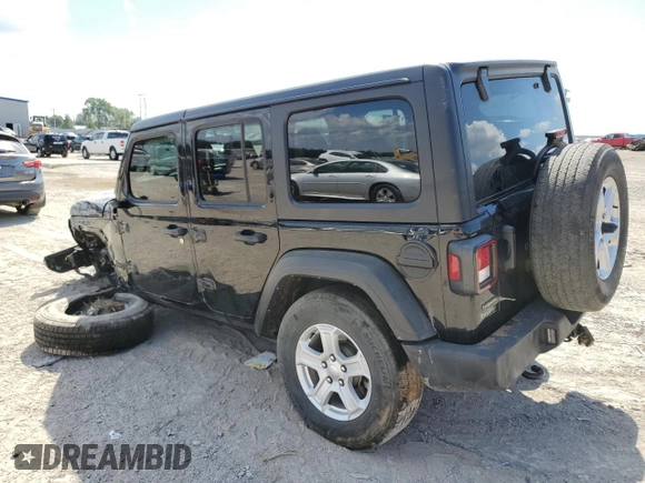 2022 Jeep Wrangler Unlimited Willys with VIN 1C4HJXDMXNW254583, listed as a Copart auction lot 70820684 with 42,931 mi miles and Salvage Title. Bid and sale history available at DreamBid. Image 2.