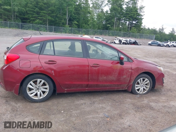 2016 Subaru Impreza Premium with VIN JF1GPAB69G8261730, listed as a IAAI auction lot 42633024 with 58,110 mi miles and . Bid and sale history available at DreamBid. Image 14.