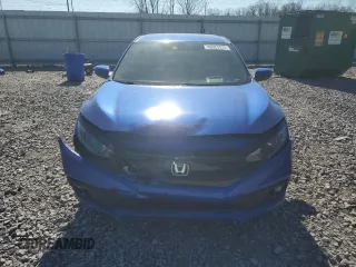 2021 Honda Civic Sport with VIN 2HGFC2F89MH510022, listed as a Copart auction lot 46923315 with 66,655 mi miles and Salvage Title. Bid and sale history available at DreamBid. Image 5.