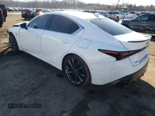2021 Lexus IS 350 F Sport with VIN JTHGZ1E24M5022594, listed as a Copart auction lot 46638385 with 49,281 mi miles and Salvage Title. Bid and sale history available at DreamBid. Image 2.