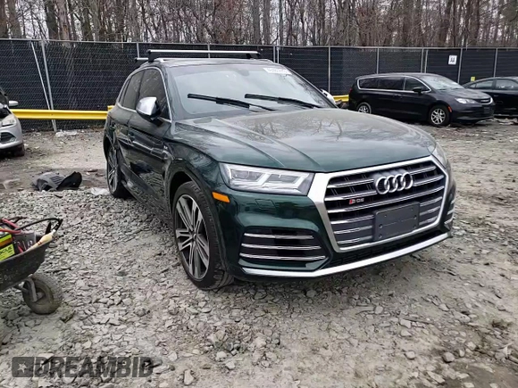 2018 Audi SQ5 Premium Plus with VIN WA1A4AFY7J2142857, listed as a Copart auction lot 46485883 with 0 mi miles. Bid and sale history available at carsss.com. Image 11.