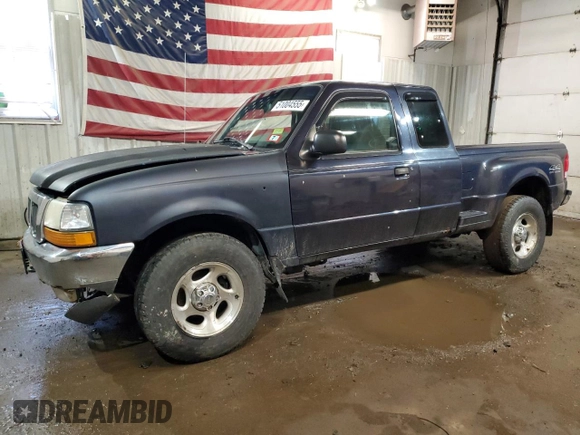 2000 Ford Ranger XL with VIN 1FTZR15V8YTA83226, listed as a Copart auction lot 51004555 with 218,083 mi miles and Salvage title. Bid and sale history available at DreamBid. Image 1.