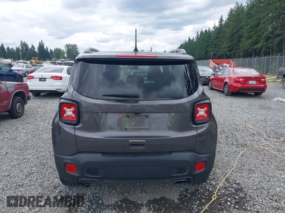 2021 Jeep Renegade Latitude with VIN ZACNJDBB8MPM77202, listed as a IAAI auction lot 42554666 with 18,489 mi miles and . Bid and sale history available at DreamBid. Image 16.
