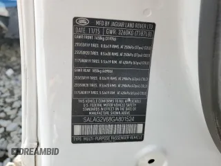 2016 Land Rover LR4 HSE with VIN SALAG2V68GA801524, listed as a Copart auction lot 56188395 with 110,778 mi miles and Salvage title. Bid and sale history available at DreamBid. Image 13.