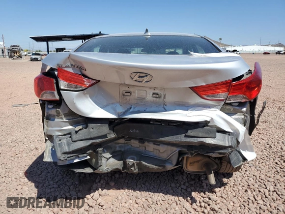 2013 Hyundai Elantra Limited with VIN 5NPDH4AE6DH225043, listed as a Copart auction lot 52006435 with 127,169 mi miles and Salvage Title. Bid and sale history available at DreamBid. Image 6.