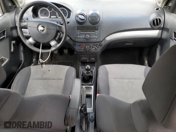 2009 Chevrolet Aveo 1LT with VIN KL1TD66E79B622286, listed as a Copart auction lot 56113094 with 96,075 mi miles and Salvage title. Bid and sale history available at DreamBid. Image 8.