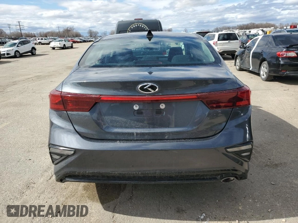 2021 Kia Forte LXS with VIN 3KPF24AD7ME334598, listed as a Copart auction lot 50231785 with 37,448 mi miles and Salvage Title. Bid and sale history available at DreamBid. Image 6.