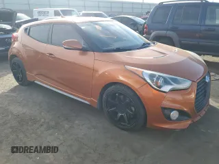 2014 Hyundai Veloster Turbo with VIN KMHTC6AE4EU193525, listed as a Copart auction lot 87126544 with 170,415 mi miles and Clean Title. Bid and sale history available at carsss.com. Image 4.