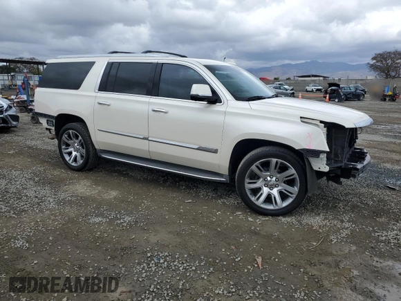 2015 Cadillac Escalade ESV Luxury z VIN 1GYS4SKJ7FR653101, wystawiony jako Copart lot #48045085 z przebiegiem 167 781 mil mil oraz Szkoda całkowita • Salvage title. Historia ofert i sprzedaży dostępna na DreamBid. Obrazek 4.