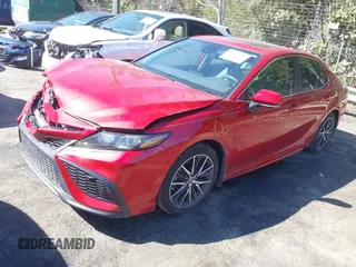2021 Toyota Camry SE Nightshade with VIN 4T1G11AK1MU405019, listed as a IAAI auction lot 41822878 with 52,174 mi miles and . Bid and sale history available at DreamBid. Image 2.