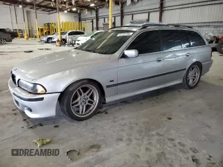 2001 BMW 5 Series 525iAT with VIN WBADS43461GD84053, listed as a Copart auction lot 45722195 with 0 mi miles and Salvage Title. Bid and sale history available at carsss.com. Image 1.