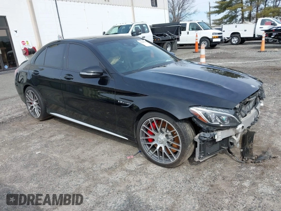 2016 Mercedes-Benz C 63 S AMG with VIN 55SWF8HB8GU118742, listed as a IAAI auction lot 41080786 with 128,170 mi miles and . Bid and sale history available at DreamBid. Image 1.