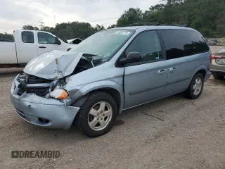 2006 Dodge Caravan SXT with VIN 1D4GP45R26B607591, listed as a Copart auction lot 55261715 with 174,486 mi miles and Salvage Title. Bid and sale history available at DreamBid. Image 1.