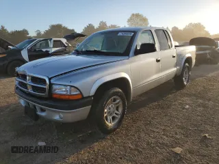 2004 Dodge Dakota Sport with VIN 1D7HL38N24S634602, listed as a Copart auction lot 74386034 with 158,855 mi miles and Salvage Title. Bid and sale history available at carsss.com. Image 1.