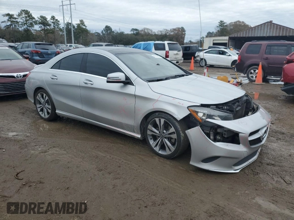 2018 Mercedes-Benz CLA 250 with VIN WDDSJ4EB5JN570545, listed as a Copart auction lot 42720865 with 161,433 mi miles and Salvage title. Bid and sale history available at DreamBid. Image 4.
