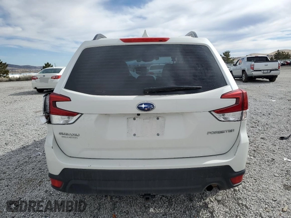 2021 Subaru Forester with VIN JF2SKADC4MH450613, listed as a Copart auction lot 44348035 with 46,567 mi miles and Salvage Title. Bid and sale history available at carsss.com. Image 6.