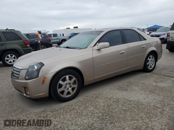 2005 Cadillac CTS with VIN 1G6DP567850223833, listed as a Copart auction lot 74968084 with 122,299 mi miles and Salvage Title. Bid and sale history available at carsss.com. Image 1.