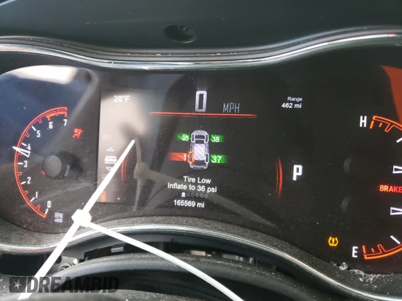 2014 Dodge Durango R/T with VIN 1C4SDJCT9EC977300, listed as a Copart auction lot 49930435 with 165,569 mi miles and Salvage title. Bid and sale history available at DreamBid. Image 9.