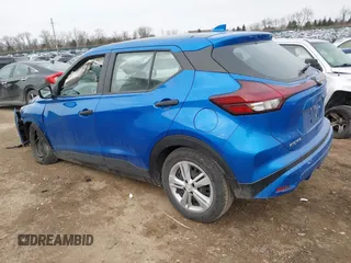 2022 Nissan Kicks S with VIN 3N1CP5BV0NL506455, listed as a IAAI auction lot 41555028 with 31,660 mi miles and . Bid and sale history available at carsss.com. Image 3.