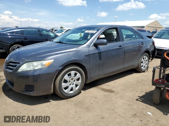 2011 Toyota Camry LE with VIN 4T4BF3EK7BR159856, listed as a Copart auction lot 59521625 with 123,519 mi miles and Salvage title. Bid and sale history available at DreamBid. Image 1.