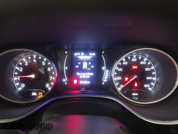2020 Jeep Compass Sport with VIN 3C4NJDAB7LT132688, listed as a IAAI auction lot 41262430 with 91,167 mi miles and . Bid and sale history available at DreamBid. Image 7.